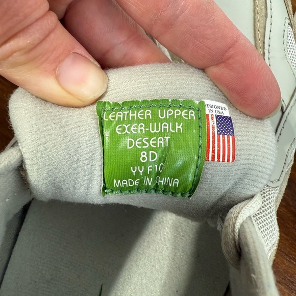 Earth women’s exer-walk, negative heel shoes in Desert butter leather. Size 8D - Picture 6 of 10